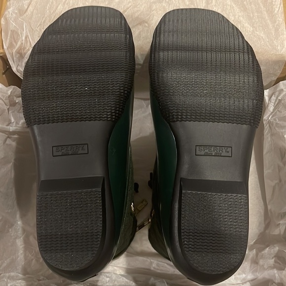 (NWT) Saltwater Women’s Wool Green Quilted Waterproof Boot - Picture 9 of 15